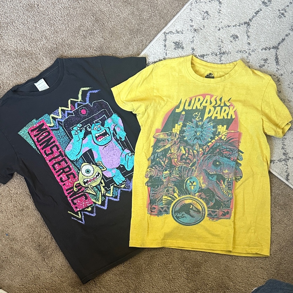 Monsters Inc. Black Kids T-Shirt